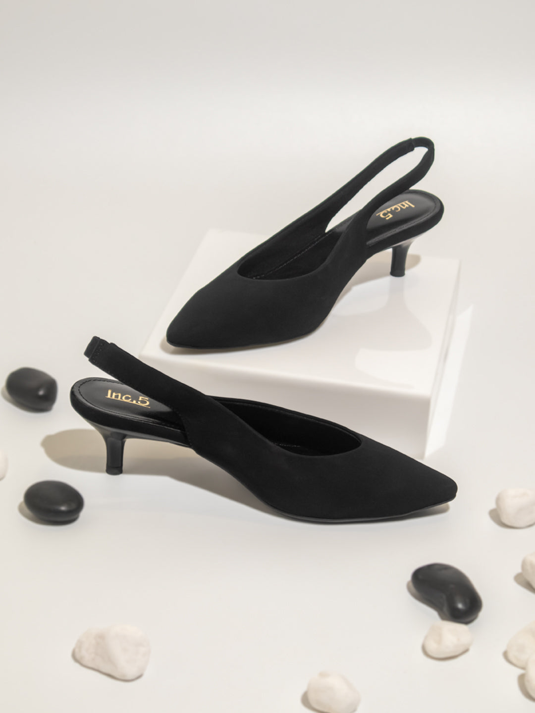 Minimalist Kitten Heel Fashion Sandal For Womens