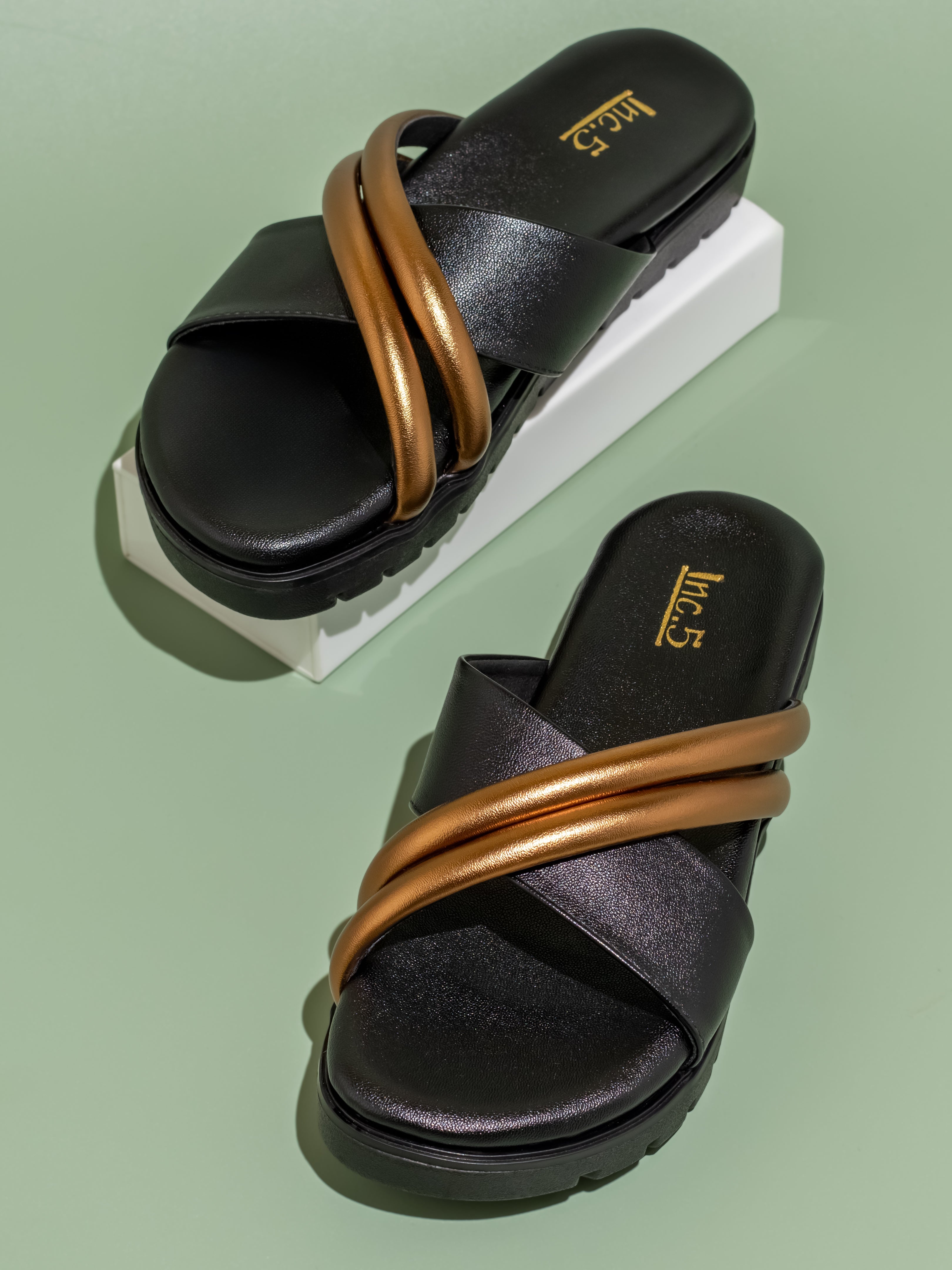 Minimalist Women Black Open Toe Comfort Heels