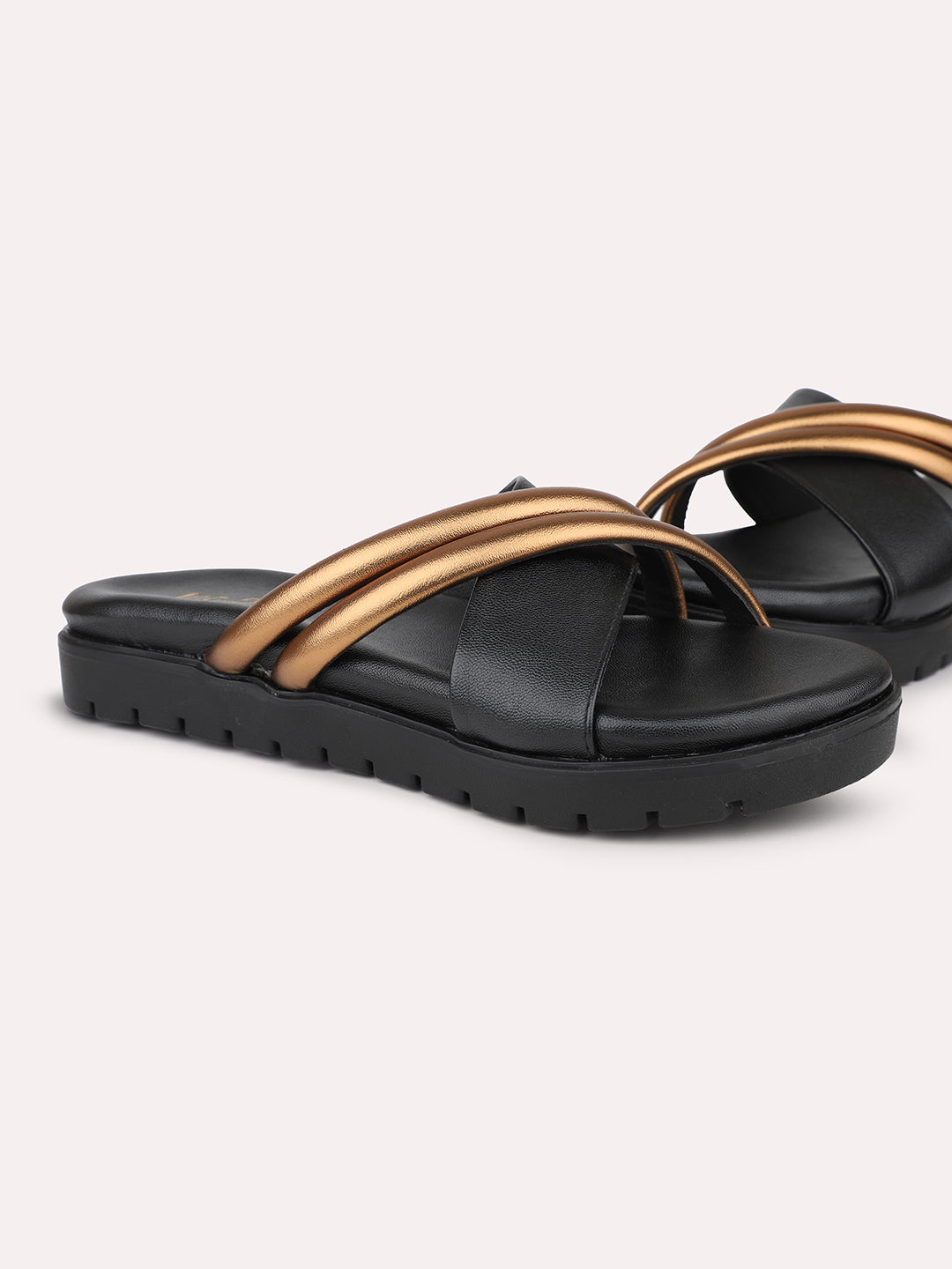 Minimalist Women Black Open Toe Comfort Heels