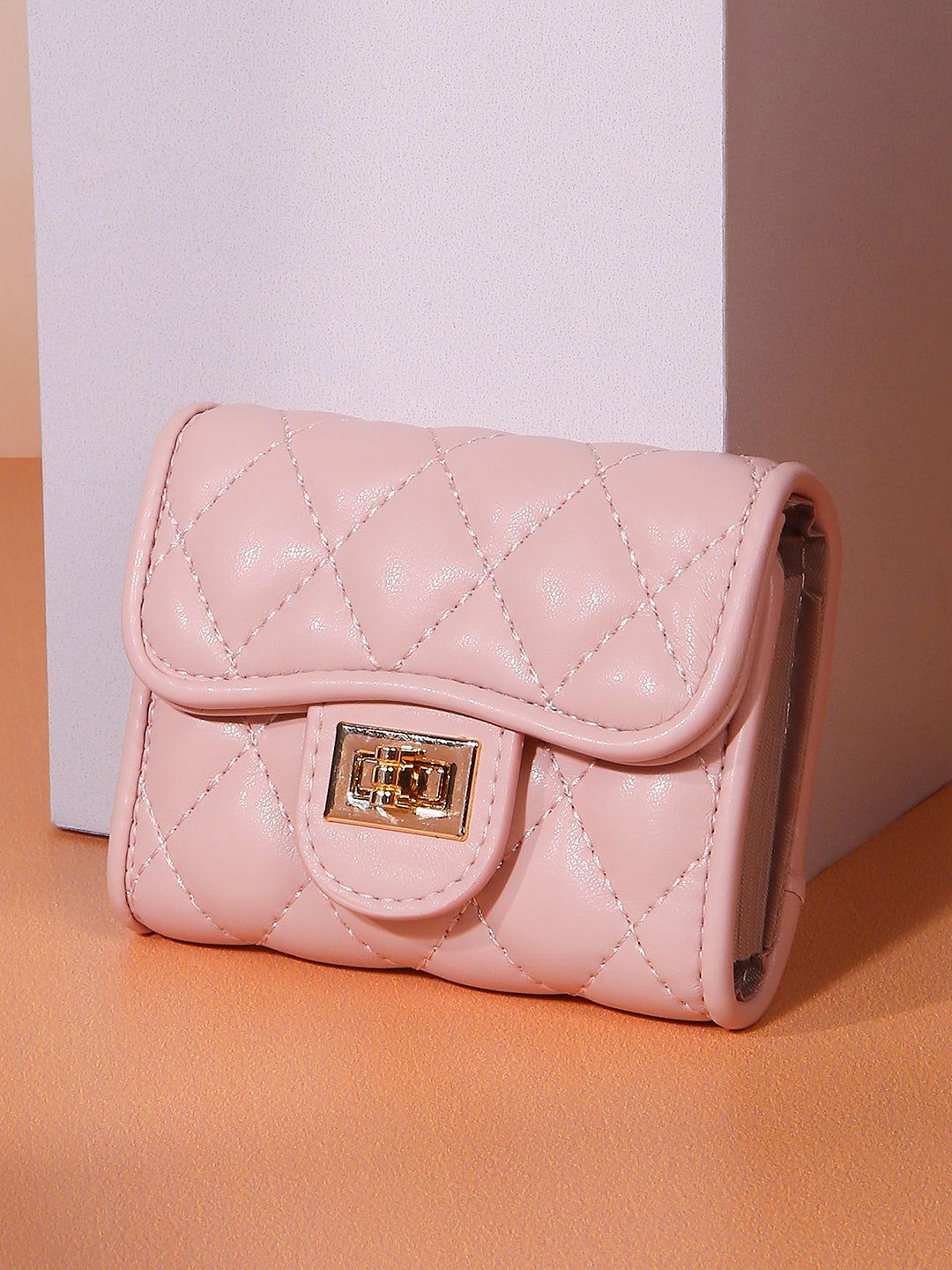 Minimalist Women Textured Card Holder Wallet
