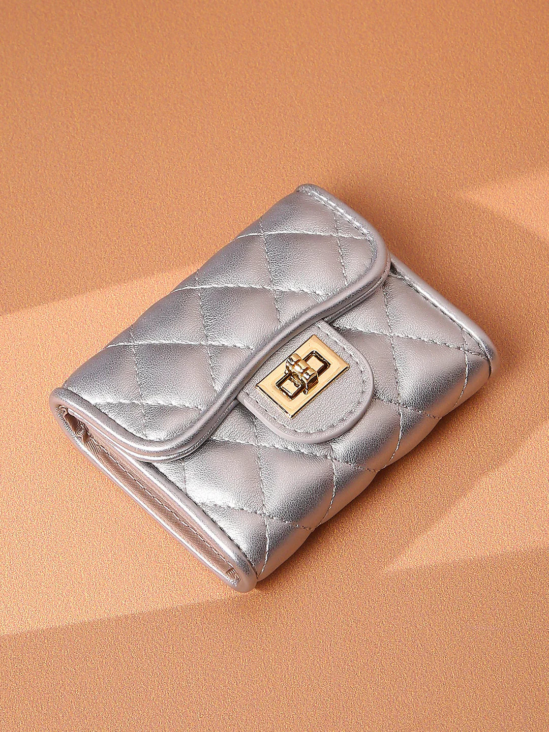 Minimalist Women Textured Card Holder Wallet