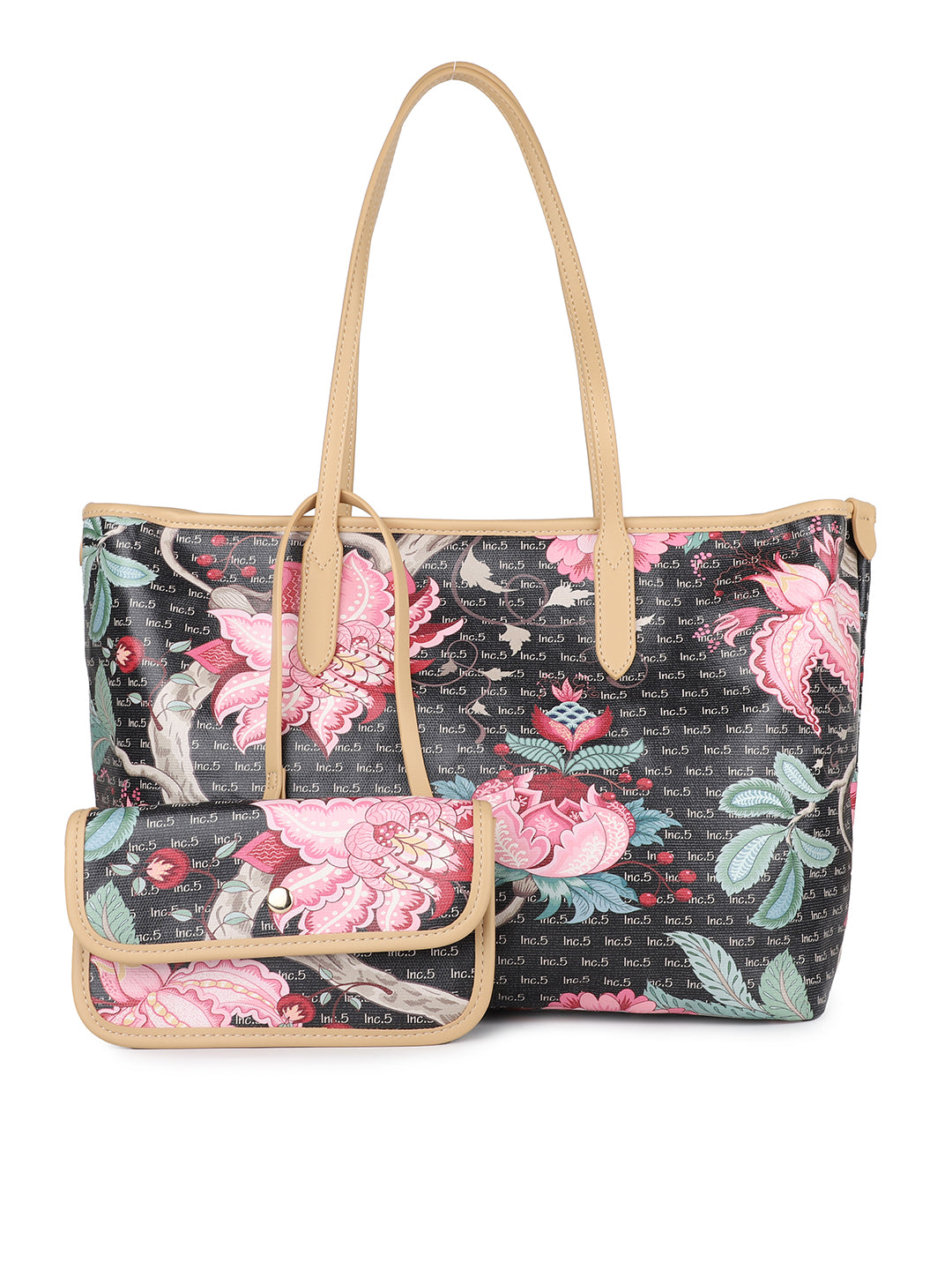 Minimalist Women Black Printed Shoulder Bag